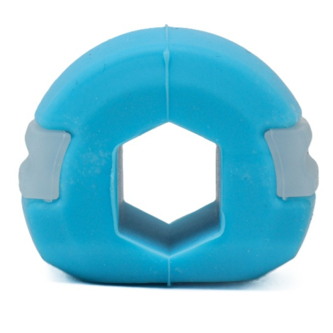 Produse utile sub 50 RON - Dispozitiv tonifiere faciala, model universal, silicon durabil, albastru