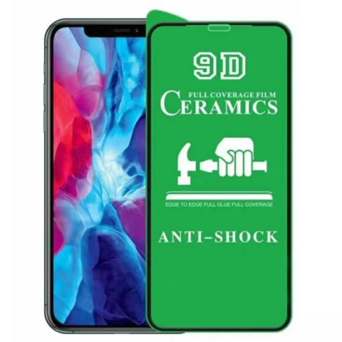 Produse utile sub 50 RON - Folie protectie ecran ceramica, iPhone 16, margini negre, rezistenta 9H