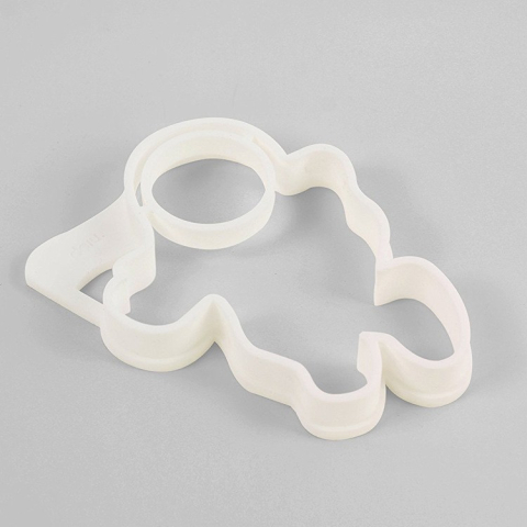 Forma pentru alimente, model astronaut, silicon, 15x11.5x2 cm, alb [5]