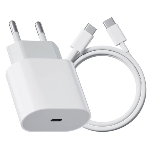 Accesorii Telefon - incarcator usb-c 35w fast charge cablu inclus alb
