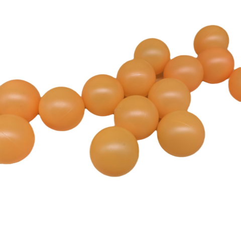 Joc de baut Beer Pong, set clasic, 12 mingi tenis si 12 pahare reutilizabile, plastic colorat [8]