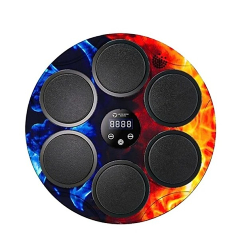 Jocuri Educative - Jucarie de boxat interactiva, cu Bluetooth si lumini, montare cu ventuze, 44 cm diametru