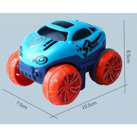 Jucarie de constructie RollerCoaster, 138 piese, masinuta electrica, plastic multicolor [5]