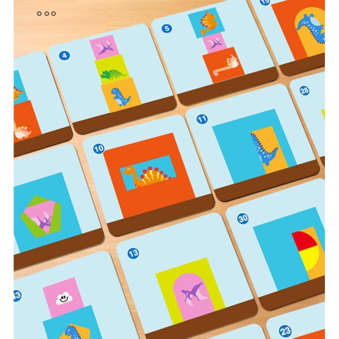 Jucarie de construit, Puzzle Box, 5 cuburi stivuibile, 48 modele, multicolor [3]