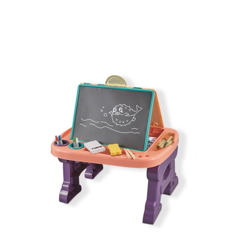Jucarie educativa 2 in 1, masa si tabla pentru desenat, pliabila, plastic non-toxic [1]