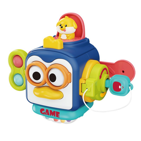 Jucarii Montessori - jucarie interactiva montessori pinguin plastic rezistent