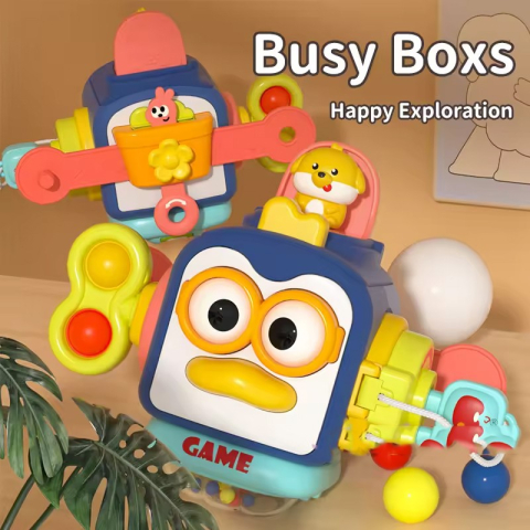 jucarie interactiva montessori pinguin plastic rezistent [6]