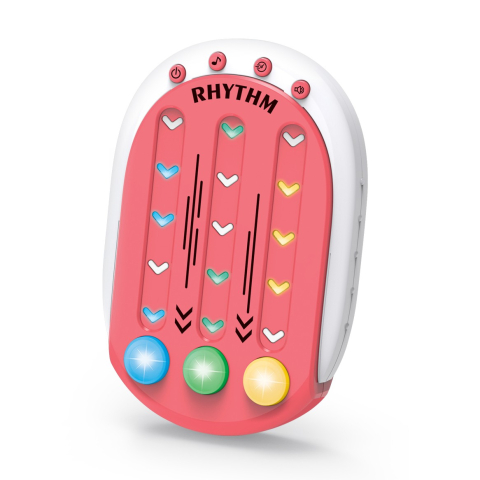 Jucarie interactiva tip jocuri ritmice, 8 niveluri de dificultate, din ABS, rosie [3]