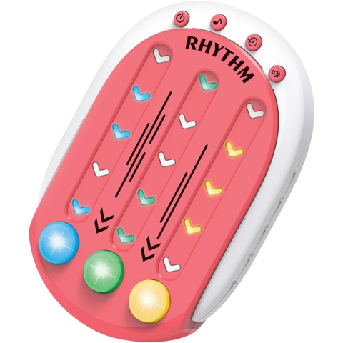 Jocuri Educative - Jucarie interactiva tip jocuri ritmice, 8 niveluri de dificultate, din ABS, rosie