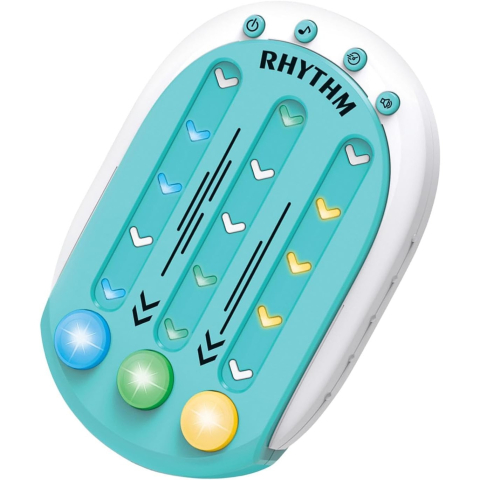 Jocuri Educative - Jucarie interactiva tip jocuri ritmice, 8 niveluri de joc, din ABS, albastru