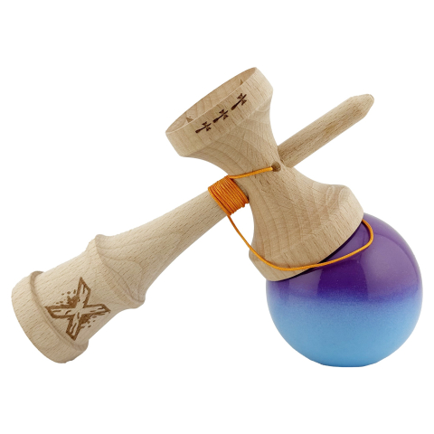 kendama big cups v2 lemn 18 cm rulment metalic ata 55 cm mov albastru [3]