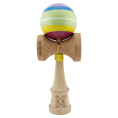 Kendama - kendama big cups v2 lemn rulment metalic multicolor