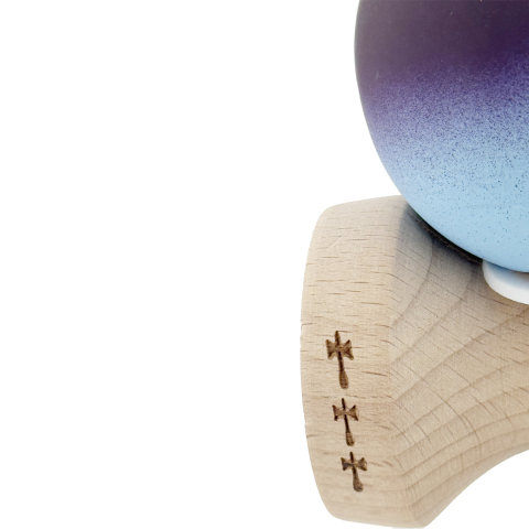 kendama profesionala cu cupe mari din lemn natural [6]