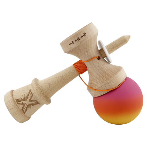 kendama profesionala lemn cu cupe mari King Size V3 [4]