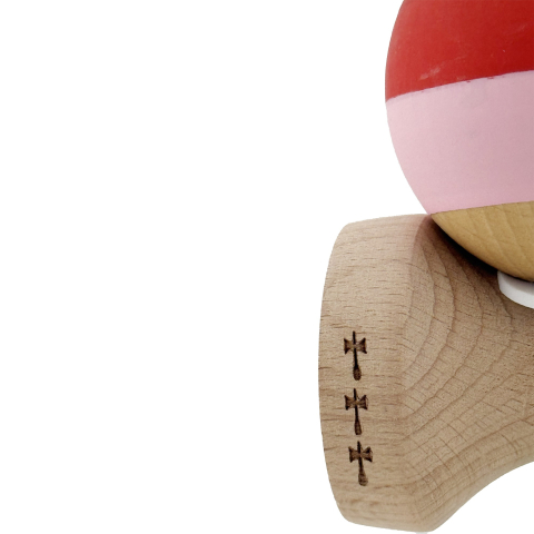 kendama profesionala king size cups v3 lemn natural [4]