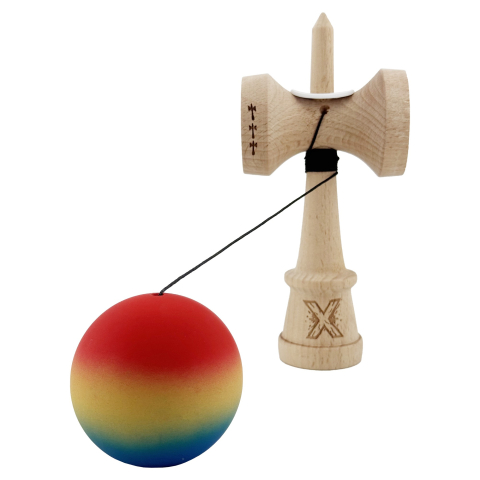 kendama profesionala cu cupe mari lemn 18 cm [3]