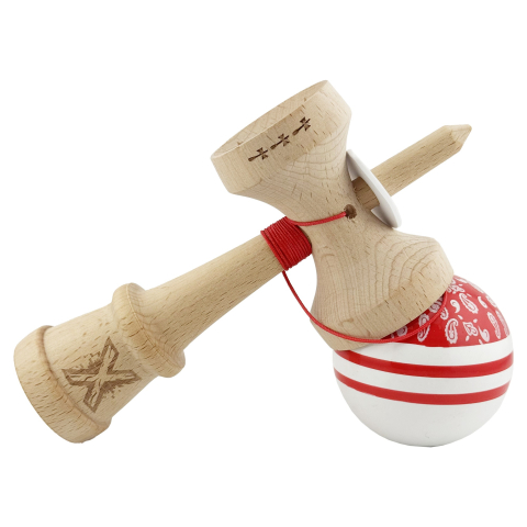 kendama profesionala cu cupe mari din lemn 18 cm [4]