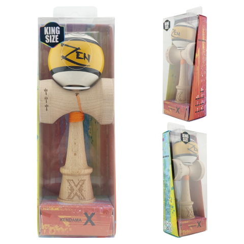 kendama profesionala cu cupe mari King Size V3 auriu [3]
