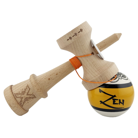 kendama profesionala cu cupe mari King Size V3 auriu [4]