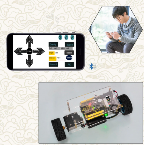 Kit Robotica Autoechilibrant KeyeStudio [1]
