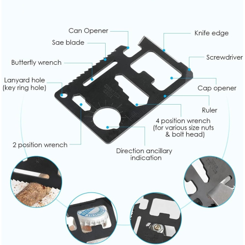 kit supravietuire multifunctional 13 in 1 trusa prim-ajutor borseta neagra [4]