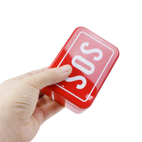 Kit supravietuire multifunctional, instrumente esentiale, cutie compacta, borseta rosie [2]