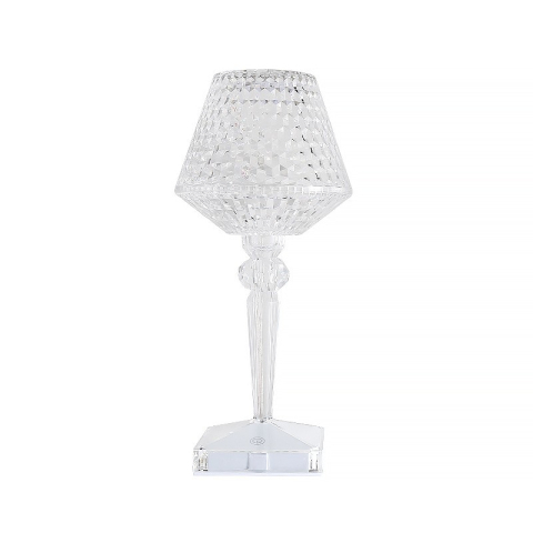 Iluminat Interior - Lampa de birou LED RGB 16 culori, dimmer tactil, incarcare USB, cristal acrilic, forma pahar