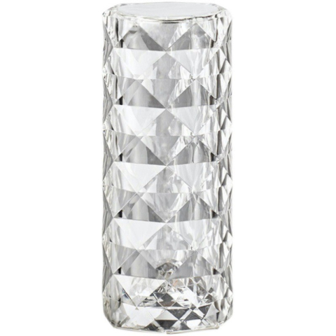 Iluminat Interior - Lampa de birou LED RGB, dimmer tactil, 3 nivele intensitate, cristal acrilic, telecomanda