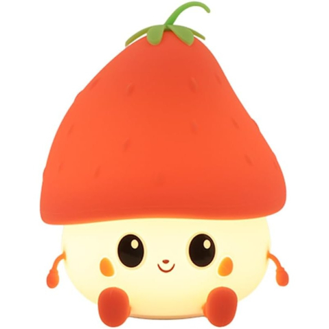 lampa de veghe copii model capsunica lumina calda [4]