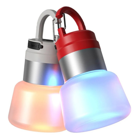 lampa portabila camping LED RGB alb [5]