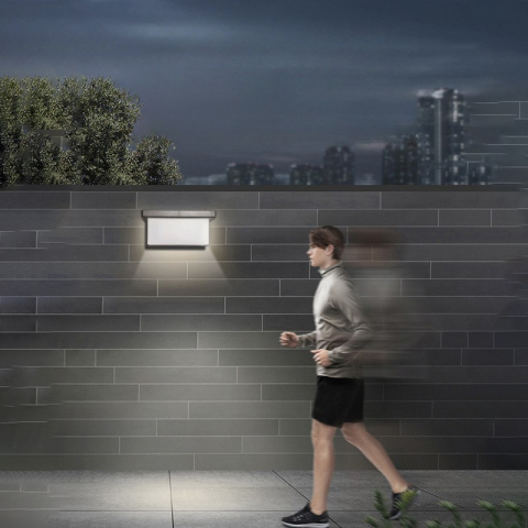 lampa solara de perete exterior LED 18W senzor lumina [2]