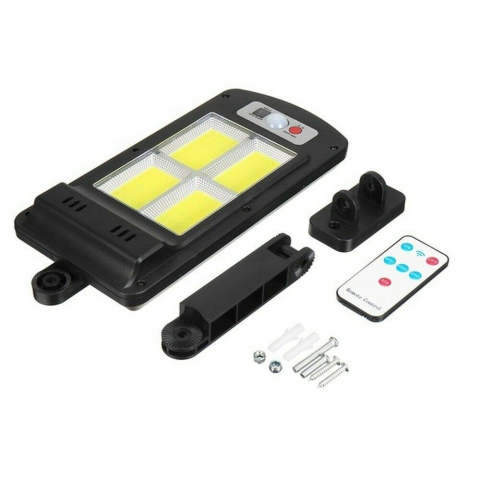 Lampa solara de exterior, LED 128 COB, 3072 lumeni, IP65, senzor miscare [5]