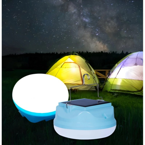 lampa solara LED portabila albastra 100W [4]