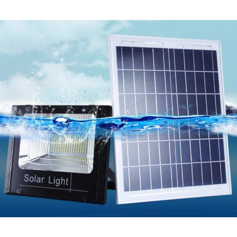 Lampa solara stradala, 281 LED, 150 W, cu panou solar si brat montare [1]