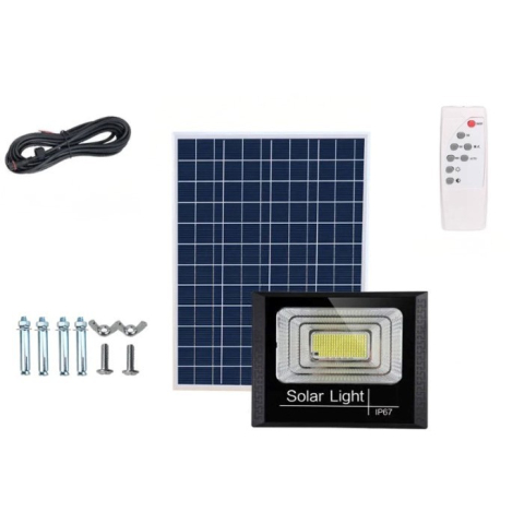 Lampa solara stradala, 281 LED, 150 W, cu panou solar si brat montare [3]