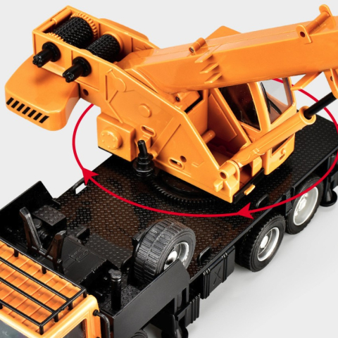 Macara jucarie telecomandata, brat extensibil functional, plastic durabil, 33x28x10 cm [4]