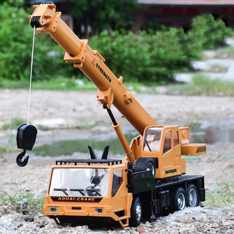 Macara jucarie telecomandata, brat extensibil functional, plastic durabil, 33x28x10 cm [2]