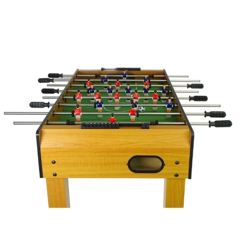 Masa de fotbal cu teren, 8 manere, tablou scor, metal si lemn, 120x61.5x81 cm [5]