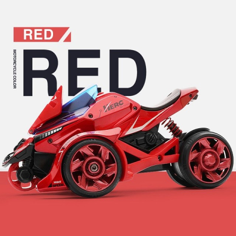 masina jucarie copii 2 in 1 rosie cu lumini si sunete [4]