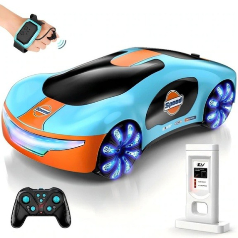 Vehicule de Jucarie - masinuta telecomanda control gesturi lumini led efect abur