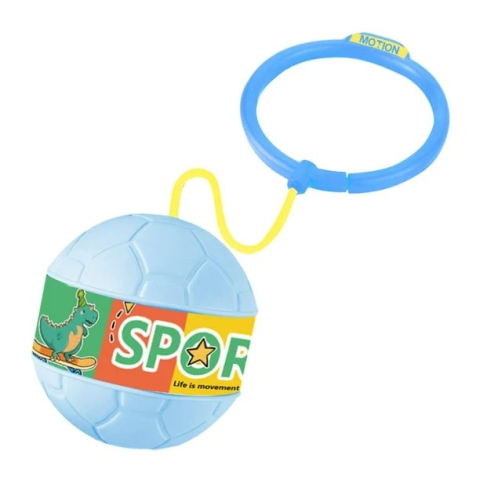 Jocuri Educative - Minge pentru sarit, tip coarda hula hoop, cu functie iluminat, plastic albastru