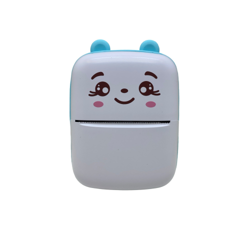 Kit-uri Robotica - Mini imprimanta foto portabila, model ursulet, print alb-negru, incarcare USB