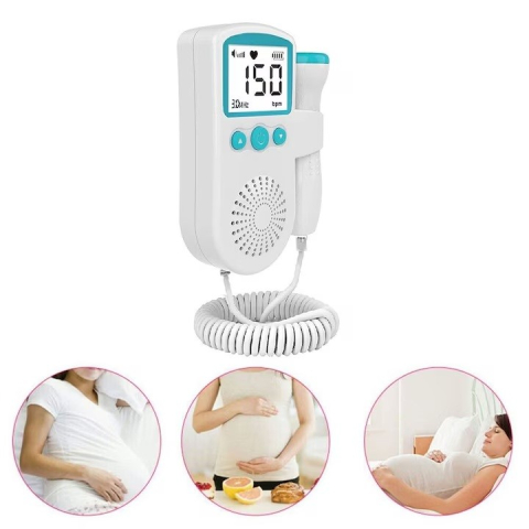 Monitor fetal Doppler portabil, ecran LCD 4.5 cm, din ABS, verde [3]