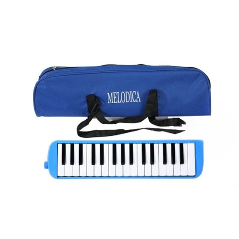 Jocuri Educative - Muzicuta melodica 32 clape, pentru incepatori, din ABS ecologic, albastru