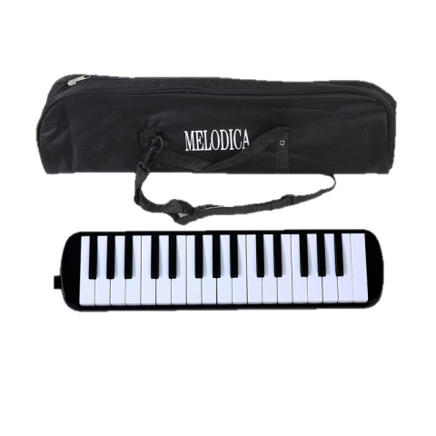Jocuri Educative - Muzicuta melodica 32 clape, pentru incepatori, din ABS ecologic, negru