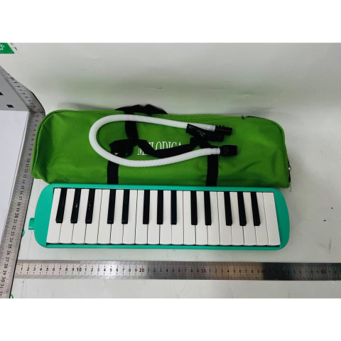 Muzicuta melodica 32 clape, pentru incepatori, din ABS ecologic, verde [3]