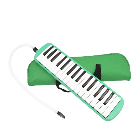 Muzicuta melodica 32 clape, pentru incepatori, din ABS ecologic, verde [1]