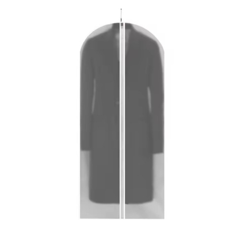 Organizatoare Haine si Lenjerie - pachet 1+1 husa depozitare haine 60x140 cu fermoar transparenta