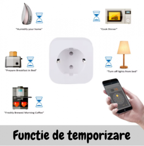 Pachet 2 Prize Wifi Smart cu monitorizare consum Tuya, 16A [2]