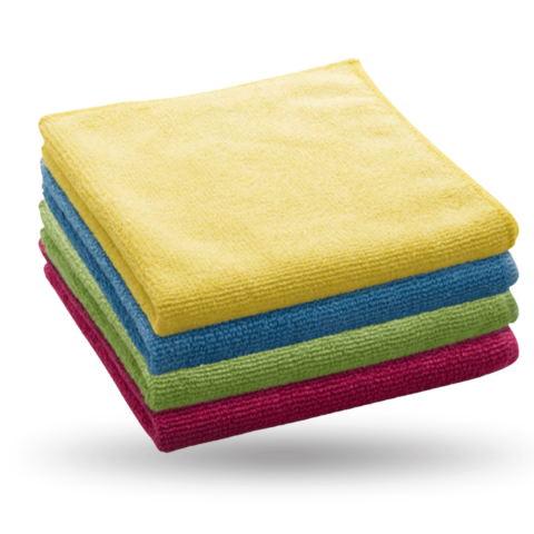 Lavete si prosoape - Set 4 lavete microfibra PufColor Smart 40x40cm Cod Culori